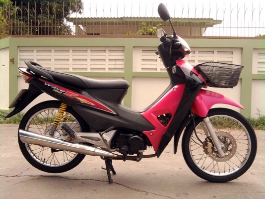 ขออนุญาติขาย HONDA WAVE100S U-Box กุญแจ 2 ชั้น ชมพูดำ