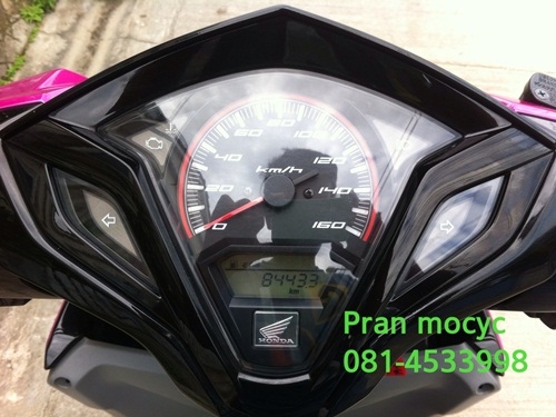 ขายhonda click สีชมพูดำ ปี2012