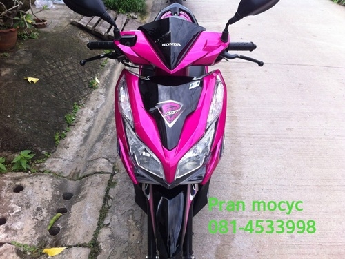 ขายhonda click สีชมพูดำ ปี2012