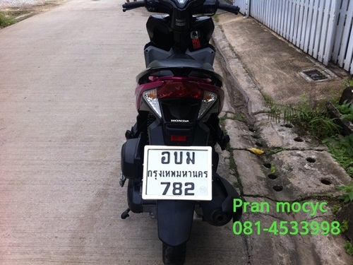 ขายhonda click สีชมพูดำ ปี2012