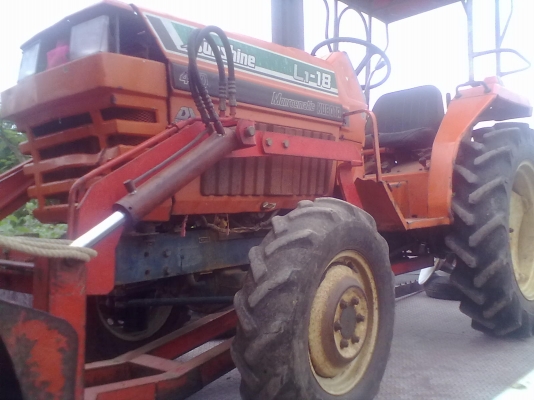 ขายKUBOTA L1-18 พร้อมใบดันหน้า ผาน3 สภาพเดิม