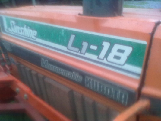 ขายKUBOTA L1-18 พร้อมใบดันหน้า ผาน3 สภาพเดิม