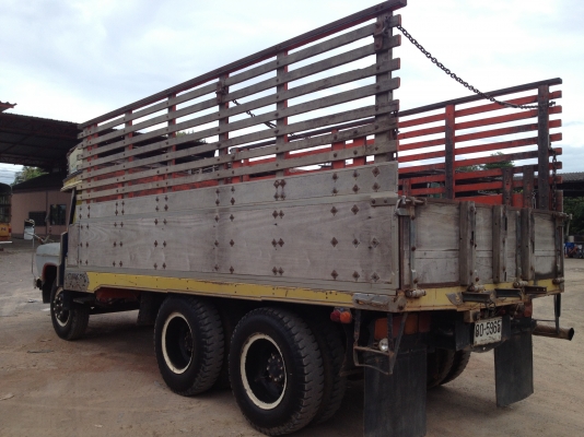 ขาย10ล้อหัวยาว2เพลาช่วงล่างFUSO สโลอินเตอร์4สปีด เครื่องEH700 เกียร์J6เกียร์