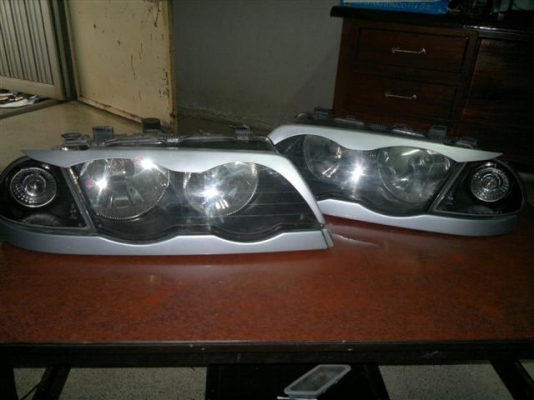 ขายชุดฝากระโปรงหน้า  bmw e46 ตาตก