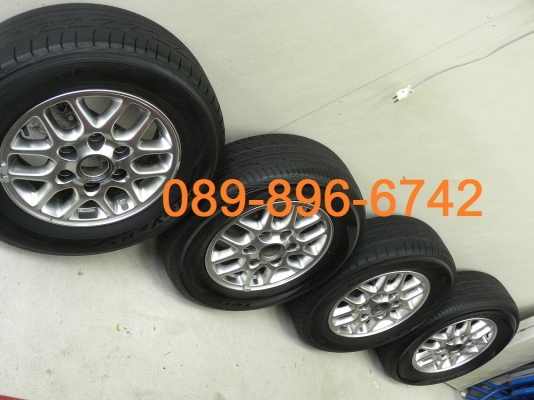 ขายล้อแม็ก NISSAN 15 นิ้ว แท้ พร้อมยาง ขายล้อแม็ก NISSAN 15 นิ้ว แท้ พร้อมยาง