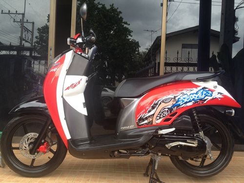 SCOOPY IลายACTTIVE BOY รถปี2012วิ่ง3xxxโล สภาพสวยไร้ที่ติล้อแม็ก