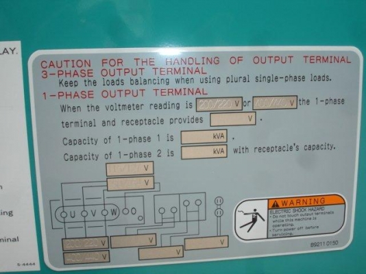 ถึงไทยแล้ว Brand New DENYO DCA-100ESI เครื่อง ISUZU นิ้ง ๆ ขายถูกครับ
