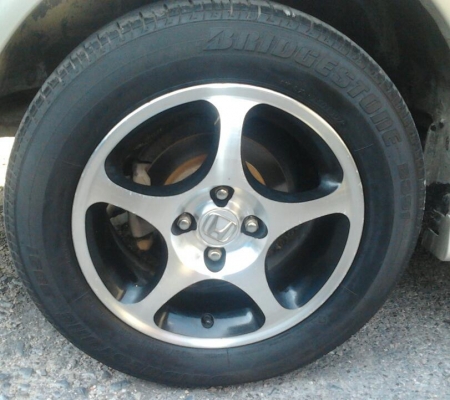 ขายล้อ+ยาง honda daimantion