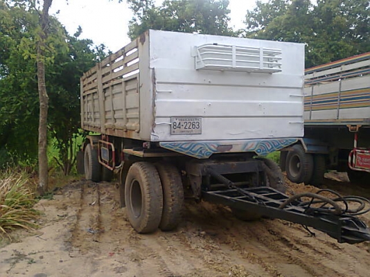 ขายลูกพ่วงดั้ม2คาน อู่เสรีชัย ใช้งานอยู่สวยพองาม