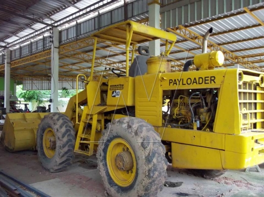 ขาย รถตักเอวอ่อน โคมัสสุ JH63 สองเพลา / ดิสเบรก 4 ล้อ / ต่อแขน ขยายบุ้งกี๋แล้ว ( เลิกกิจการลานมัน! )