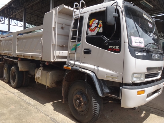 ขายด่วน  รถสิบล้อสองเพลาดัมพ์   ISUZU  DEGA  270   กระบะสามมิตร  พร้อมใช้งาน