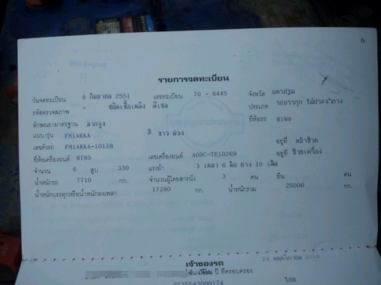 ขาย เมก้า 500 รุ่น 330 แรง