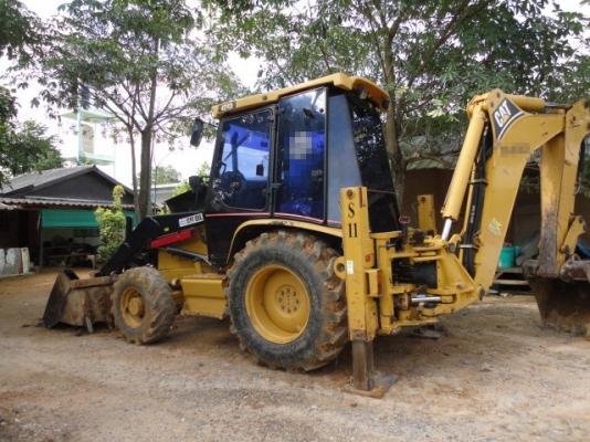 CAT รถตักหน้าขุดหลัง มือหนึ่งออกห้าง เอกสารพร้อมค่ะ
