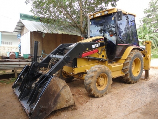 CAT รถตักหน้าขุดหลัง มือหนึ่งออกห้าง เอกสารพร้อมค่ะ