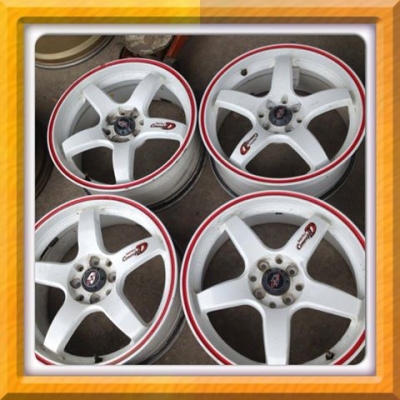 ขายแม็กมือ2ลาย Project D 5ก้าน ขอบ17 4รู100/114 ราคา7,500 บาทถูก