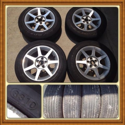 ขายแม็กมือ2 ขอบ 15 5รู100+ยางปี 10 ราคา 4,200. บาท