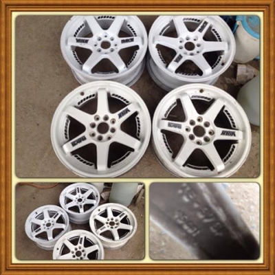 ขายแม็กมือ2ลาย Volk TE37 SF ขอบ 17 4รู100/114ราคา 6,300. บาทถูก