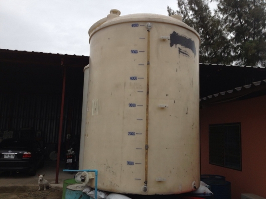 ขายถังพลาสติกขนาด 6,000 ลิตร สภาพสวย ราคากันเอง เหลือใบเดียวครับ