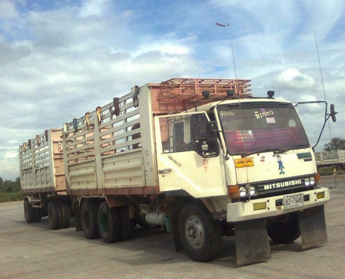 ขายรถบรรทุก 10 ล้อดั้ม แม่ ลูก MITSUBISHI