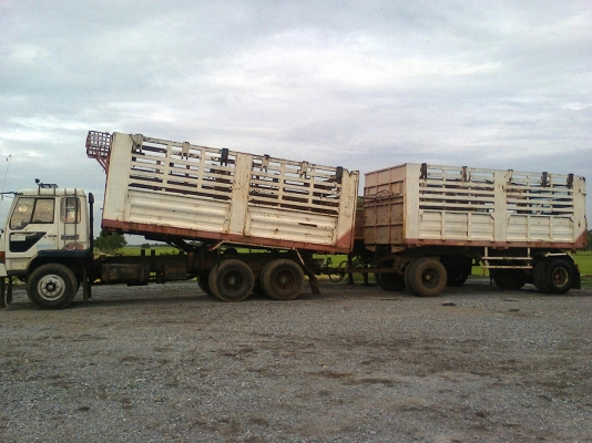 ขายรถบรรทุก 10 ล้อดั้ม แม่ ลูก MITSUBISHI