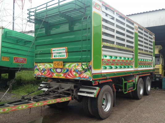 ขายดาวน์ ISUZU 360 HP ปี2556 กระบะบรรทุก 3 พ่วง (ไม่ดัมพ์ ) (แม่+ลูก)