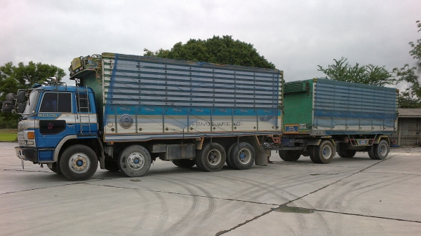 ขาย 10ล้อพ่วง 2 คานหน้า 340แรง คอกเกษตร ดัมพ์แม่ลูก