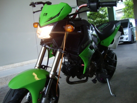 ขาย NEW kawasaki ksr 110 cc สีเขียว ดำ ปี 53 ราคาถูกคับ 46,500.-