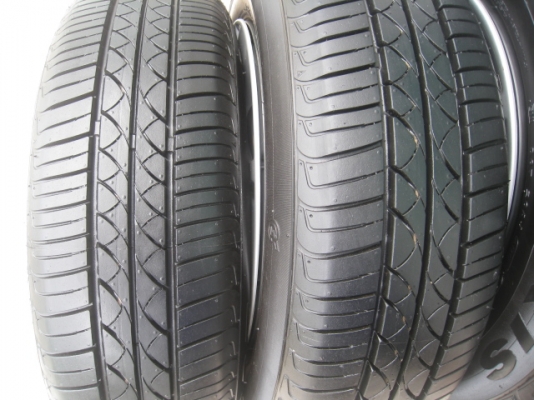 ขายกะทะล้อ Nissan march ขอบ14 4รู100 +ฝาครอบ+ยางปี1313 (081-3747940)