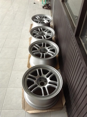 ล้อแมคENKEIรุ่นRPF-1ฃอบ18.5รู114 หน้า9.หลัง10 เป็นงานp@p.น้ำหนักเบา.แข็งๆทน. ล้อไม่เคยซ่อม