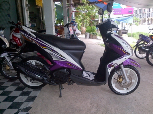 คันนี้โอนให้ฟรีคับ ด่วน!ยามาฮ่ามีโอตัวใหม่ สวยกริ๊บ ล้อแม็ก ปี55 รถเครื่องเดิมแน่นๆ พร้อมใช้ ทะเบียน+เอกสารโอน ภาษีไม่หมด 088-2197709