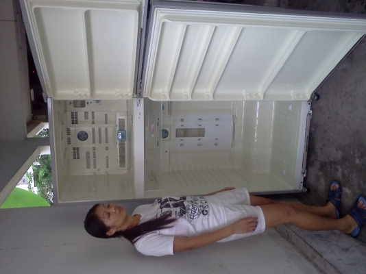 ตู้เย็นพร้อมใช้ๆได้แค่7เดือนเองขายกันถูกๆๆ20.5คั้ว