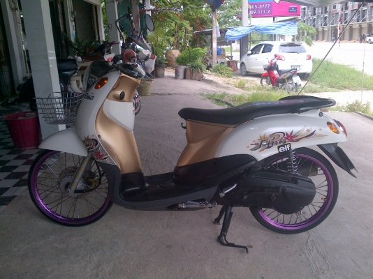 ด่วน!ยามาฮ่าฟีโน่ ปี54 แต่งสวย รถเครื่องเดิมแน่นๆใช้น้อย พร้อมใช้ ทะเบียน+เอกสารโอน ภาษีไม่หมด 088-2197709