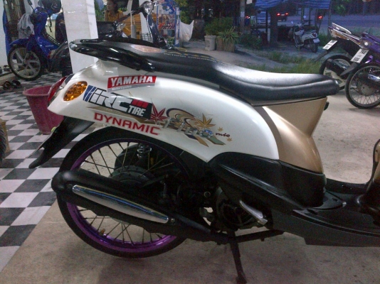 ด่วน!ยามาฮ่าฟีโน่ ปี54 แต่งสวย รถเครื่องเดิมแน่นๆใช้น้อย พร้อมใช้ ทะเบียน+เอกสารโอน ภาษีไม่หมด 088-2197709