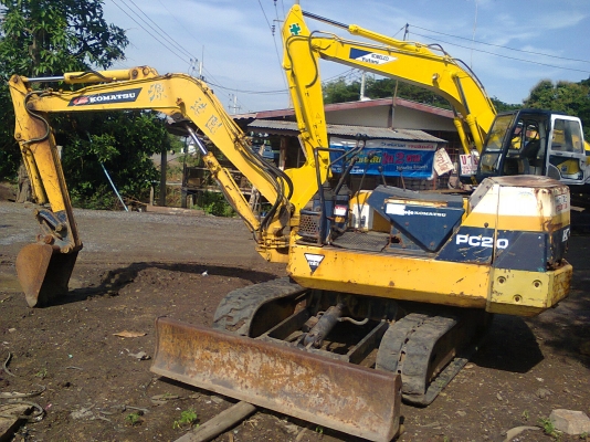 ขายด่วนแบคโครโคมัสซุPC20-6 รถนำเข้าเก่าญี่ปุ่นแท้ไม่เคยใช้งานเมืองไทยเลย