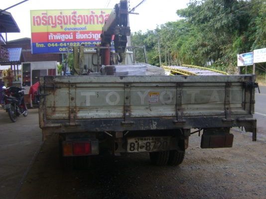 TOYOTA DYNA 300 ติดเครน TOYOTA DYNA 300 ติดเครน
