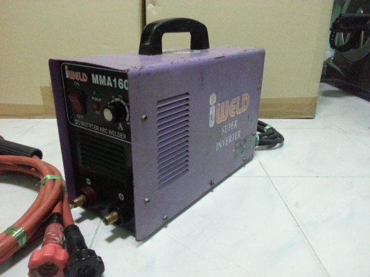 เครื่องเชื่อม Inverter iweld รุ่น MMA160 (160 แอมป์) พร้อมใช้ครับ