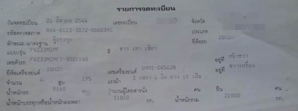 ISUZU DECA 10ล้อเพลาเดียวตู้เปียก ISUZU DECA 10ล้อเพลาเดียวตู้เปียก