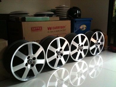 แม็กซ์ 15 นิ้ว สเปค 4รู100 สภาพใหม่ ใส่ได้หลายรุ่นครับ