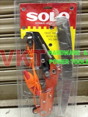 กรรไกรตัดกิ่งไม้แบบกระตุกพร้อมใบเลื่อยกิ่งไม้ SOLO กรรไกรตัดกิ่งไม้แบบกระตุกพร้อมใบเลื่อยกิ่งไม้ SOLO