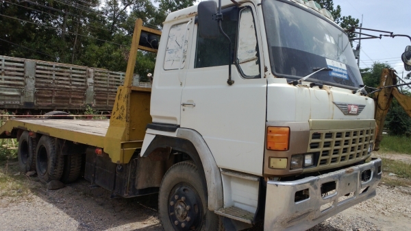 10ล้อท้ายลาด2เพลา คัสซีNISSAN UD CW41M วางเครื่องEP100... 10ล้อท้ายลาด2เพลา คัสซีNISSAN UD CW41M วางเครื่องEP100...