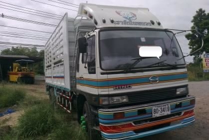 ขายรถ 10 ล้อรั้วกระบะเหล็กคอกเกษตรไม่ดัมพ์ HINO FL3H 195 แรงม้า มีทั้งหมด 3 คัน ราคา 1060000
