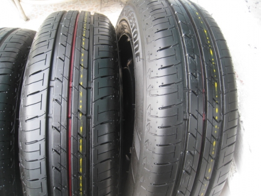 ขายกะทะล้อ Mitsubishi attrage ป้ายแดง ขอบ14 4รู100 +ยางปี 1913 (081-3747940)