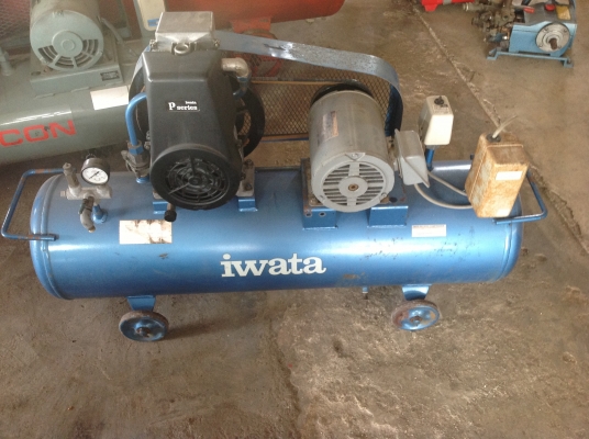 ขายเครื่องปั้มลมเก่าญี่ปุ่นยี่ห้อ iwata ขนาด 2 แรงสภาพสวยมากๆ