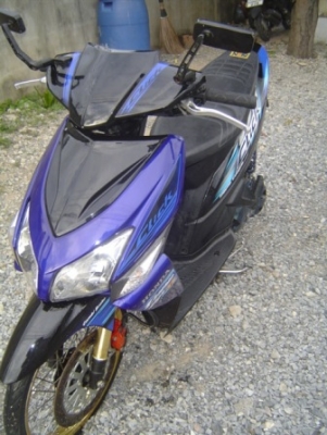 Honda Click กลางปี 51 เครื่องดี ชุดสีสวย ทะเบียนชุดโอนครบ