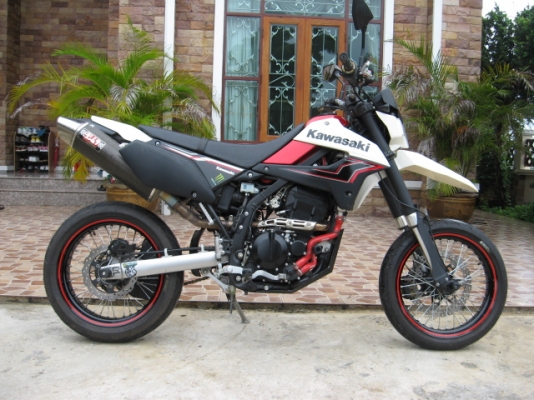 ขาย kawasaki dtracker250 รถศูนย์ของแต่งหลายรายการ ราคา 119,000