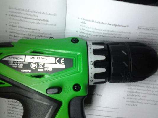 สินค้าตัวใหม่  DS12DVC10 มม. (3/8 นิ้ว) ปรับความเร็วและ ปรับหมุนซ้าย-ขวาได้  ปรับแรงทอร์คได้