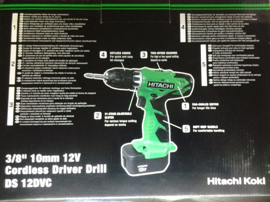 สินค้าตัวใหม่  DS12DVC10 มม. (3/8 นิ้ว) ปรับความเร็วและ ปรับหมุนซ้าย-ขวาได้  ปรับแรงทอร์คได้