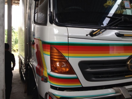 รถฮีโน่ 10 ล้อ ตู้เย็น 260 แรงม้า ปี 46  สนใจติดต่อ 081 - 6079515