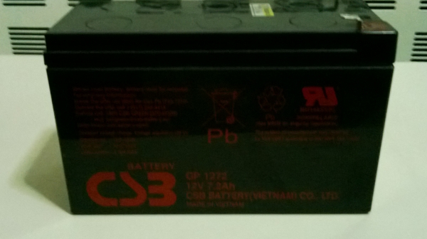 ขายแบตเตอรี่มือสองขนาด 7.2 Ah ยี่ห้อ CSB ครับ