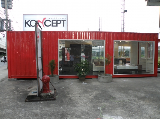 ตู้คอนเทนเนอร์โชว์รูมสินค้า สำเร็จรูป สั่งทำตามแบบที่ลูกค้าต้องการ 08-1406-4505